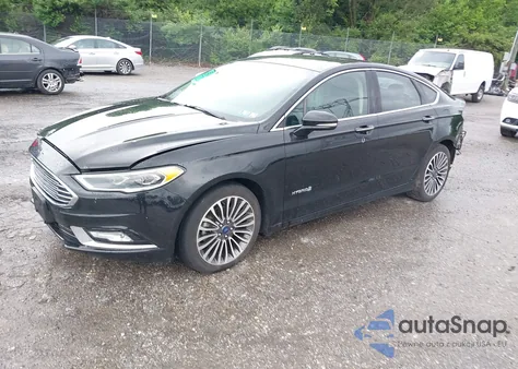 2018 Ford Fusion Hybrid Titanium from USA, damaged, VIN 3FA6P0RU6JR205714